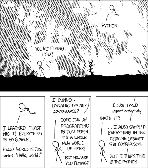 Python on xkcd